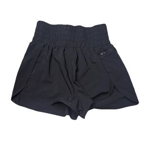 B. Brand Black  High Waisted Athletic Pull on Running Shorts Size Medium Womens
